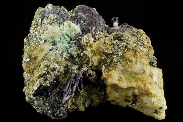 COVELLITE from the Leonard Mine in Butte, Silverbowe County, Montana