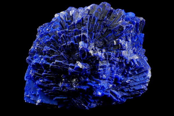 Complete AZURITE Rosette-Like Growth from Morenci, Arizona, USA